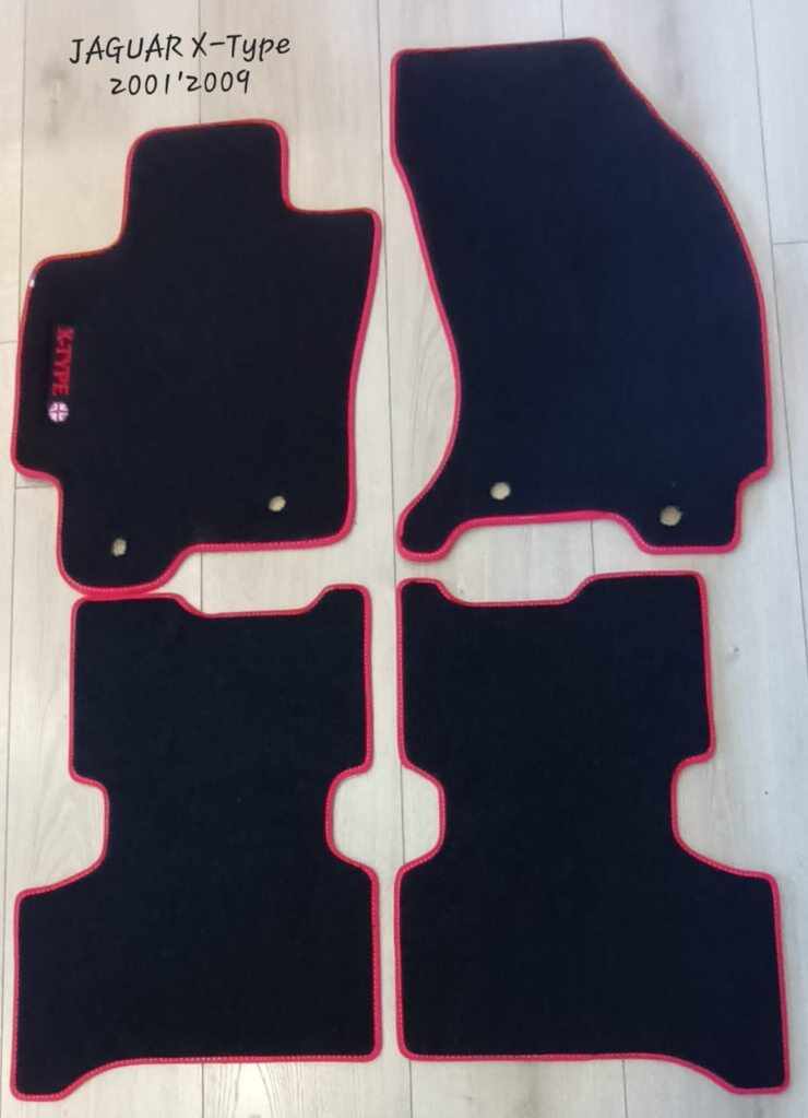 Gabarit JAGUAR X-Type - fixation tapis clips