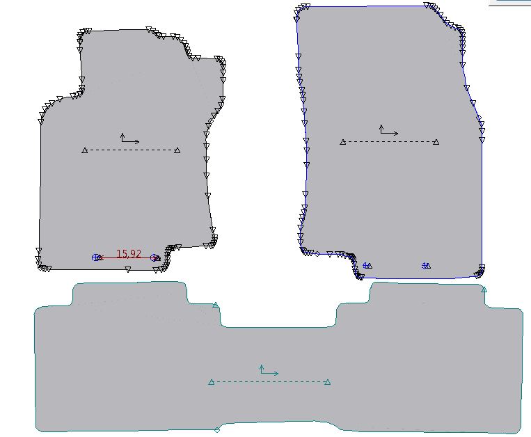Gabarit NISSAN X-TRAIL III - Phase 1